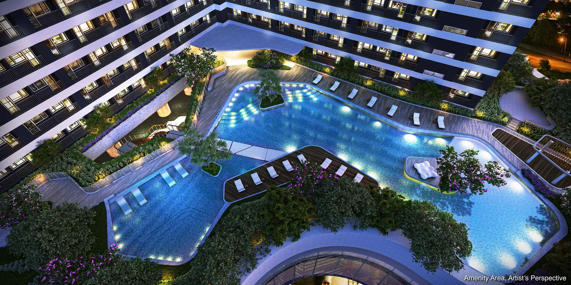 Air Residences site development plan in Makati City