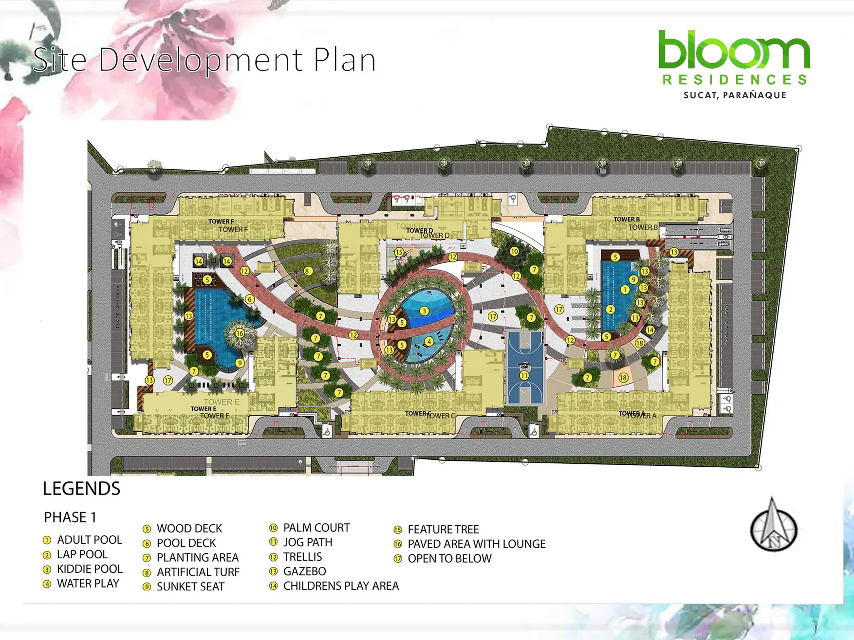 Bloom Residences site development plan in Sucat Parañaque City