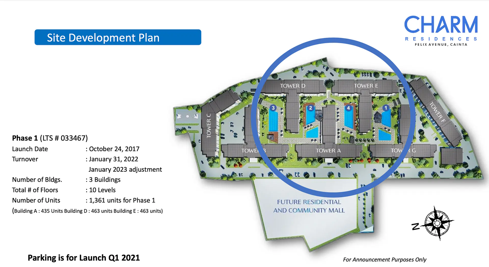 Charm Residences Phase 1 site development plan in Cainta Rizal
