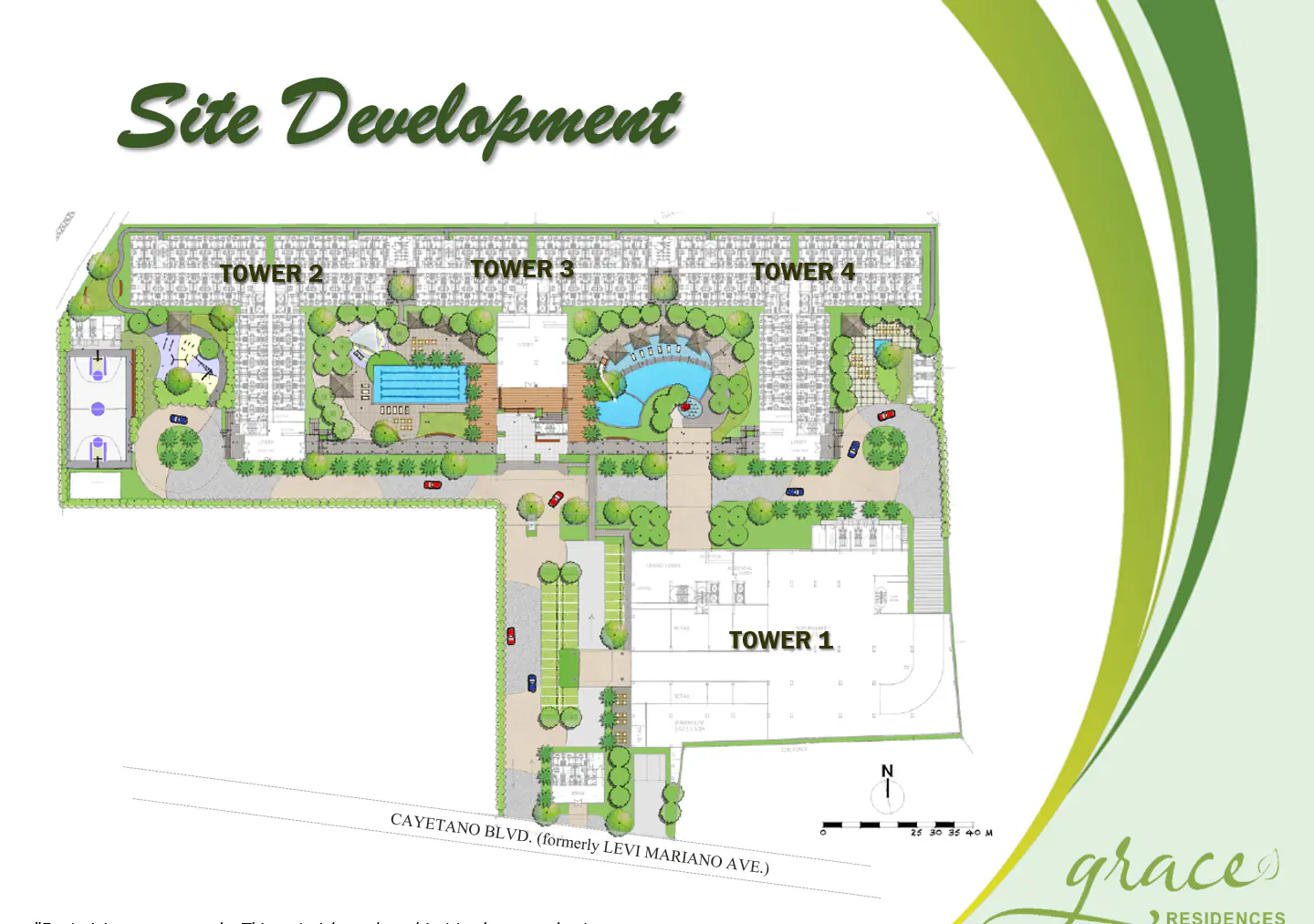 Grace Residences site development plan in Taguig City