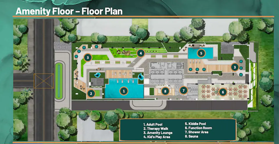Jade Residences site development plan in Makati City