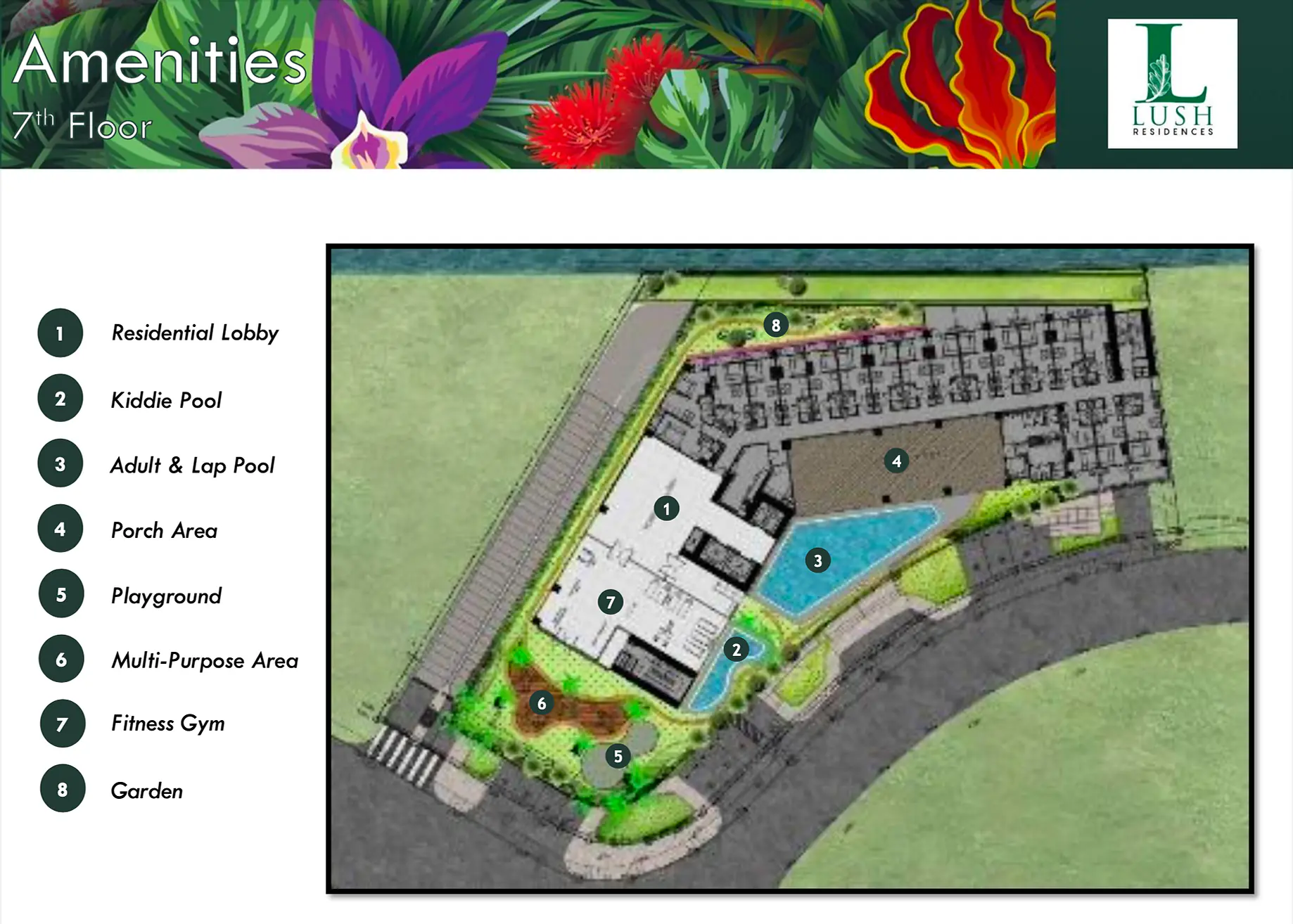 Lush Residences site development plan in Makati City
