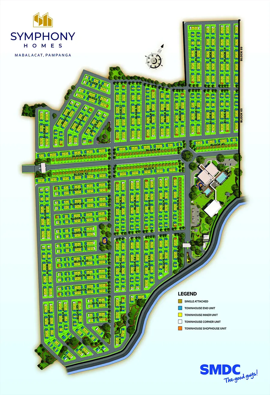Symphony Homes site development plan in Mabalacat Pampanga