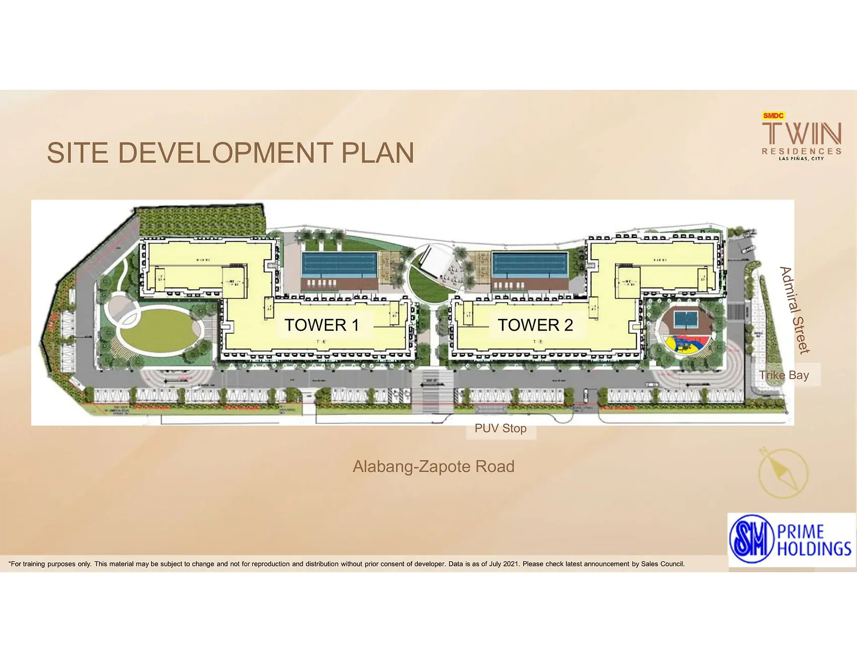 Twin Residences site development plan in Las Piñas City